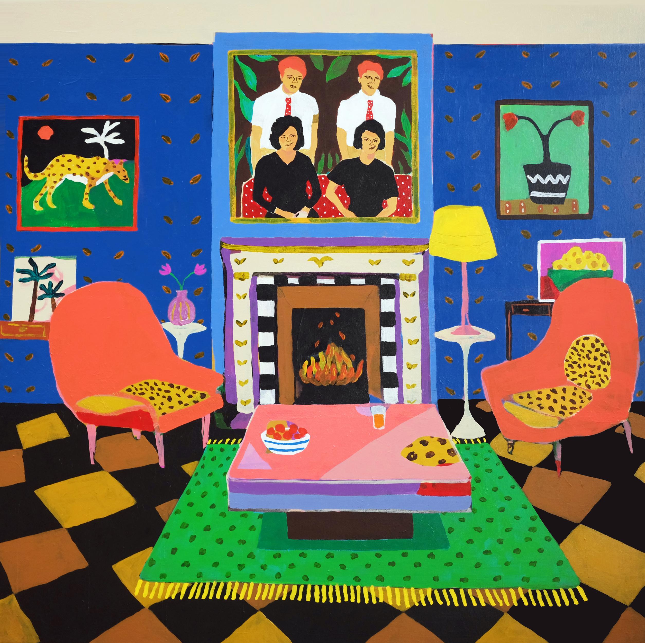 Modern 'The Trophy Room' Painting by Alan Fears Pop Art Interiors