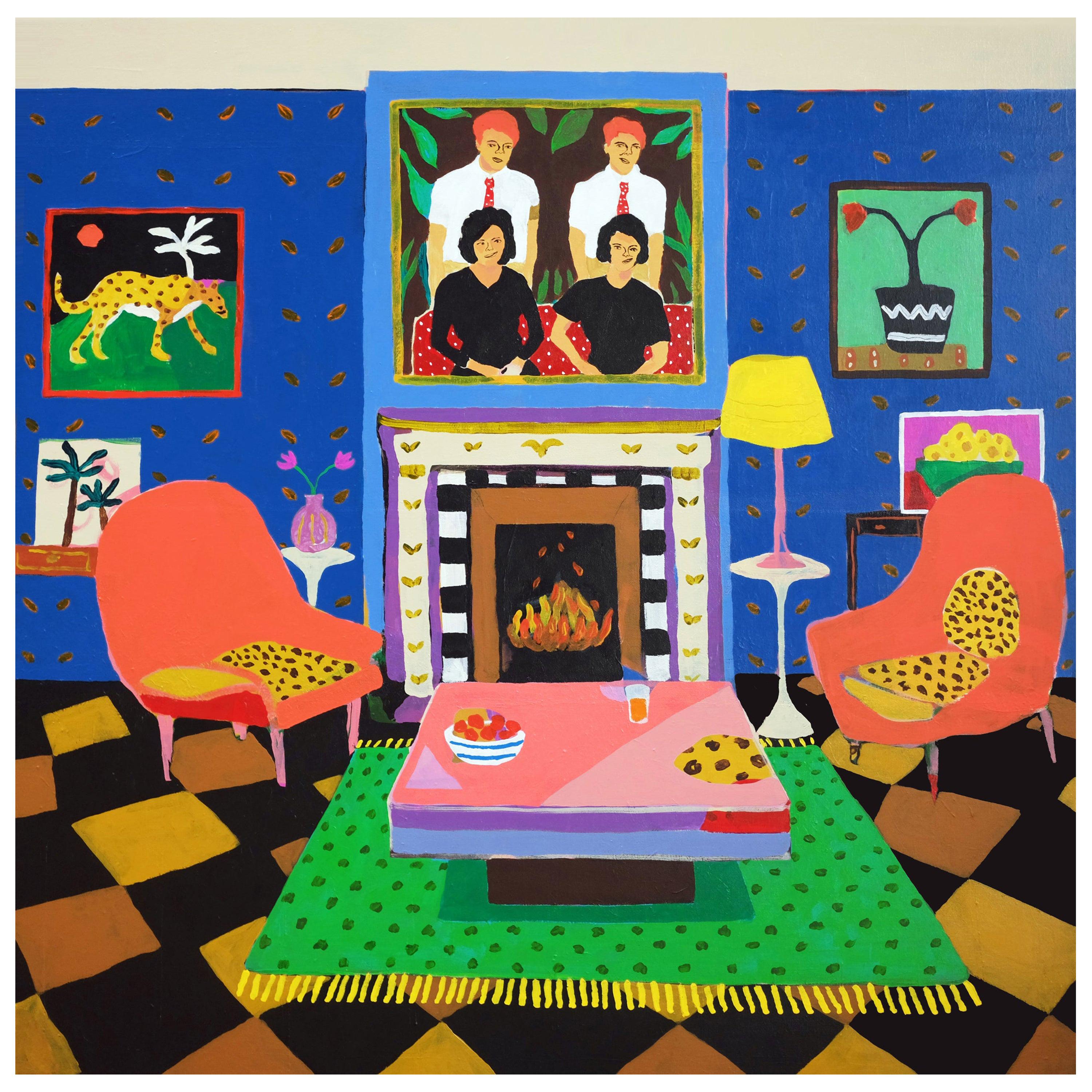 'The Trophy Room' Painting by Alan Fears Pop Art Interiors