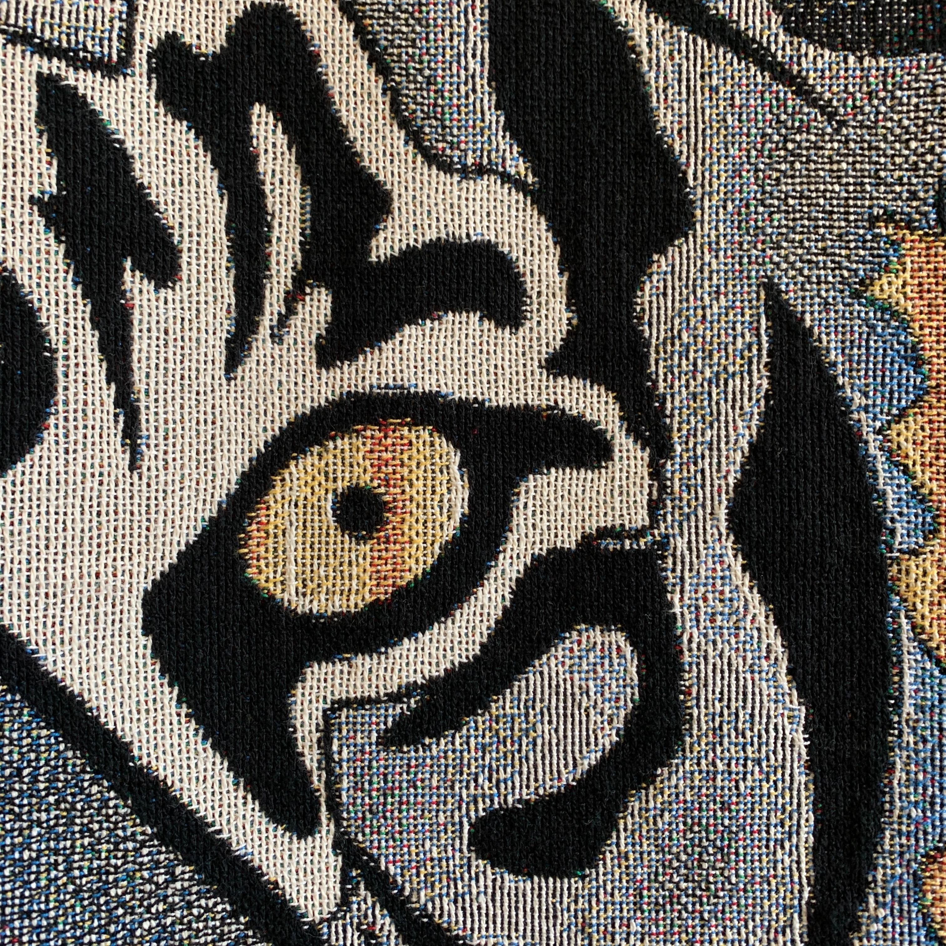 XXIe siècle et contemporain The Tropics Collection 'Tiger' Plaid tissé monochrome et or en vente