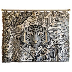 The Tropics Collection
Tiger
Gewebter Überwurf Monochrom und Gold