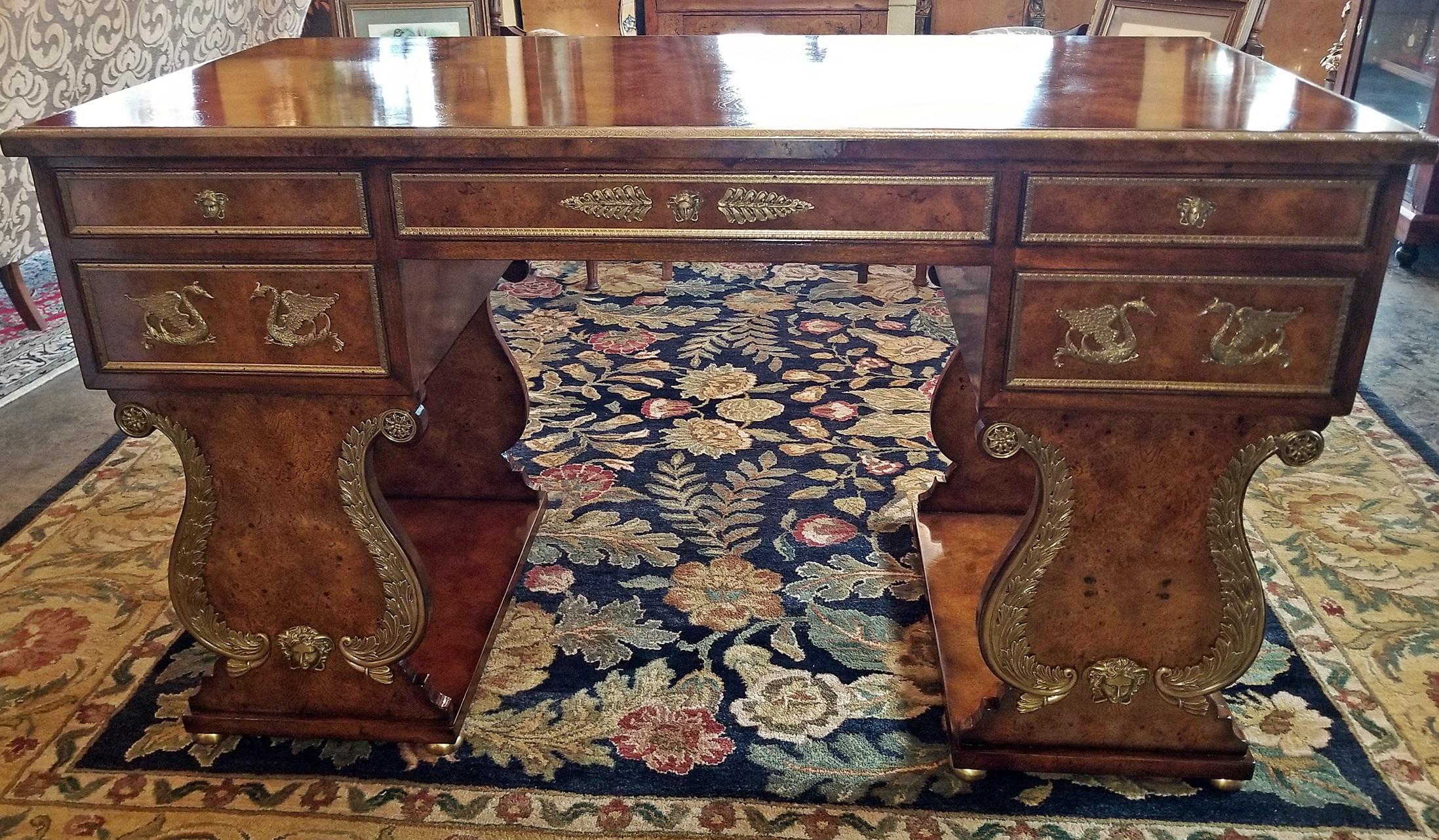 Tsar Desk Replica by Theodore Alexander 1