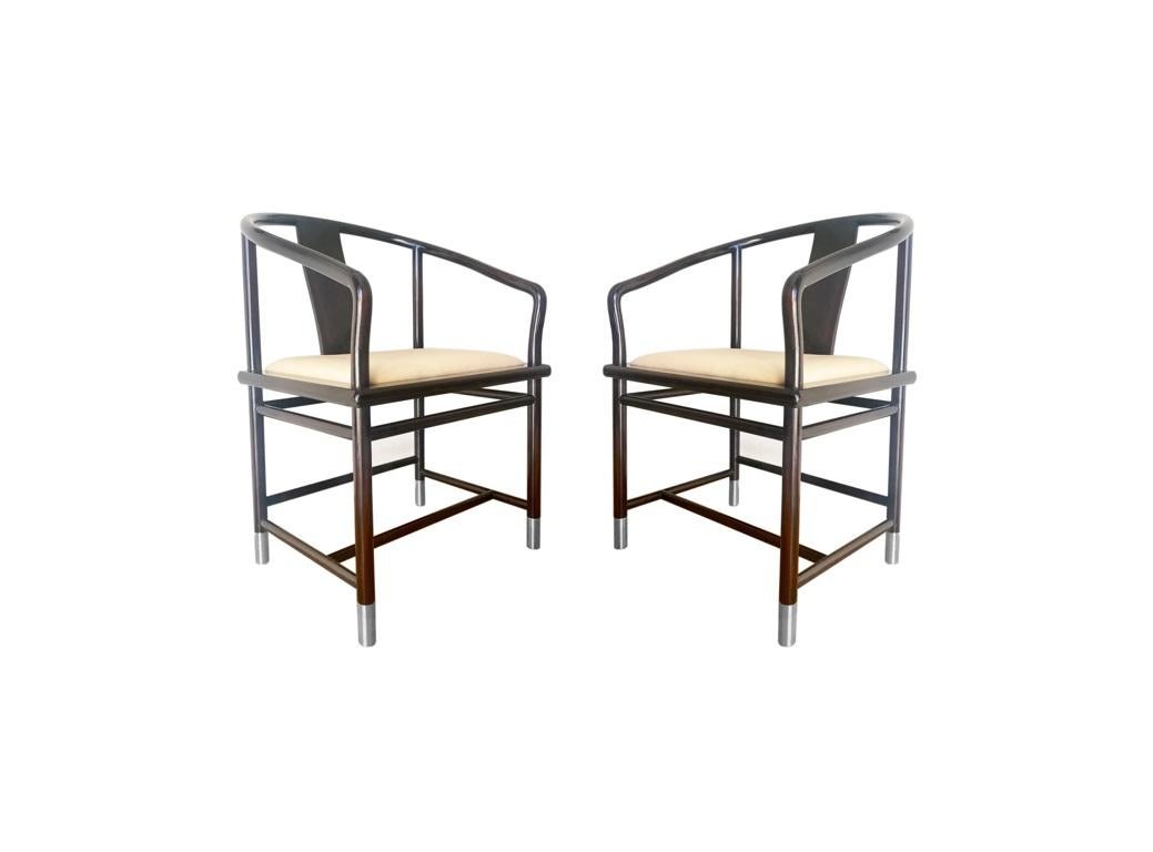 Les chaises Su conçues par Stanley Jay Friedman pour Brueton Bon état - En vente à Dallas, TX