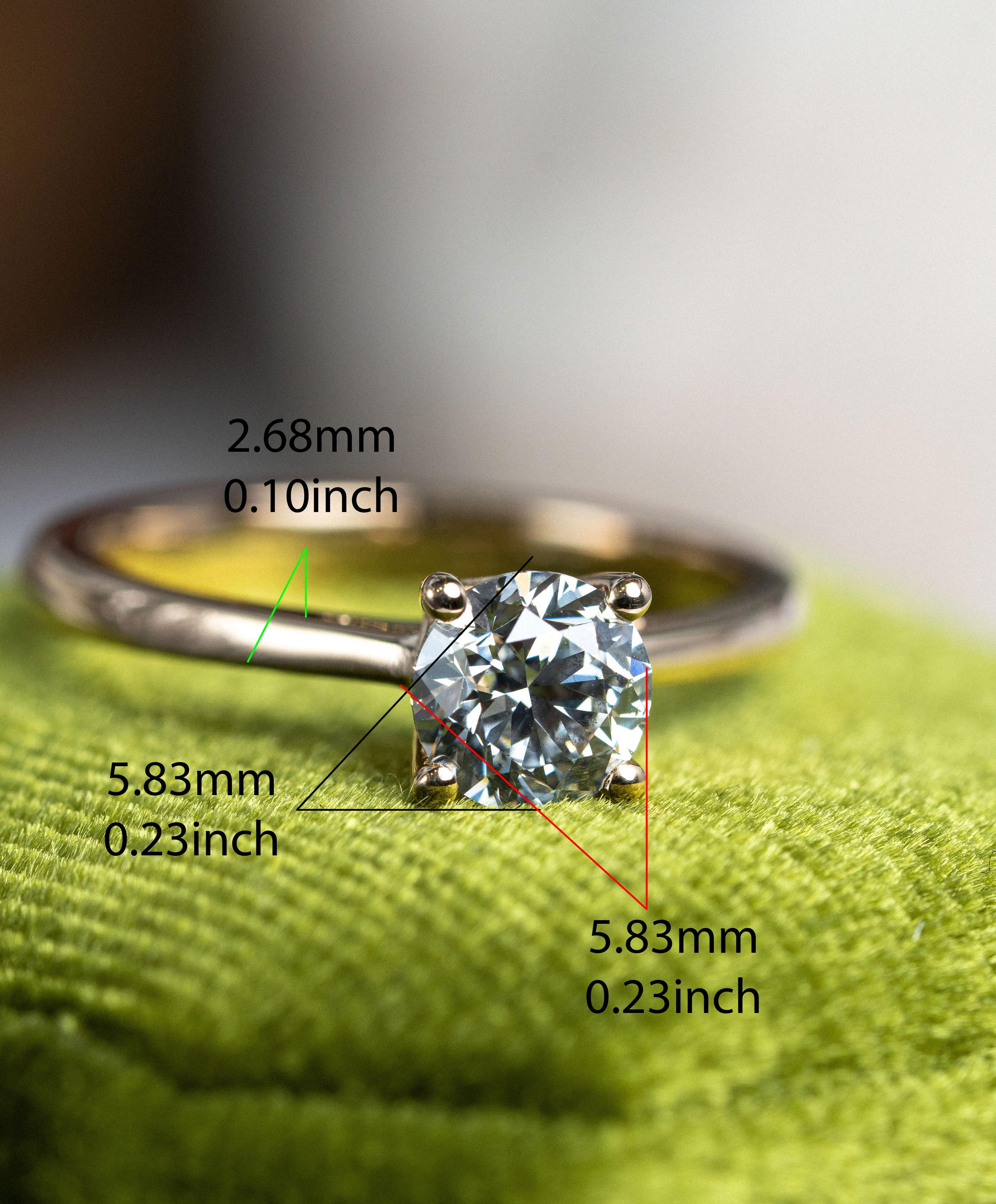 For Sale:  The Tulip 1.00ct Diamond Engagement Ring 3
