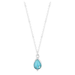 Used Turquoise Drop Necklace
