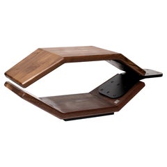 The Tweezers Decorative Bench in American Walnut by KV Design