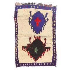 The Twin Blessings: A Vintage Azilal Moroccan Masterpiece of Sacred Heritage