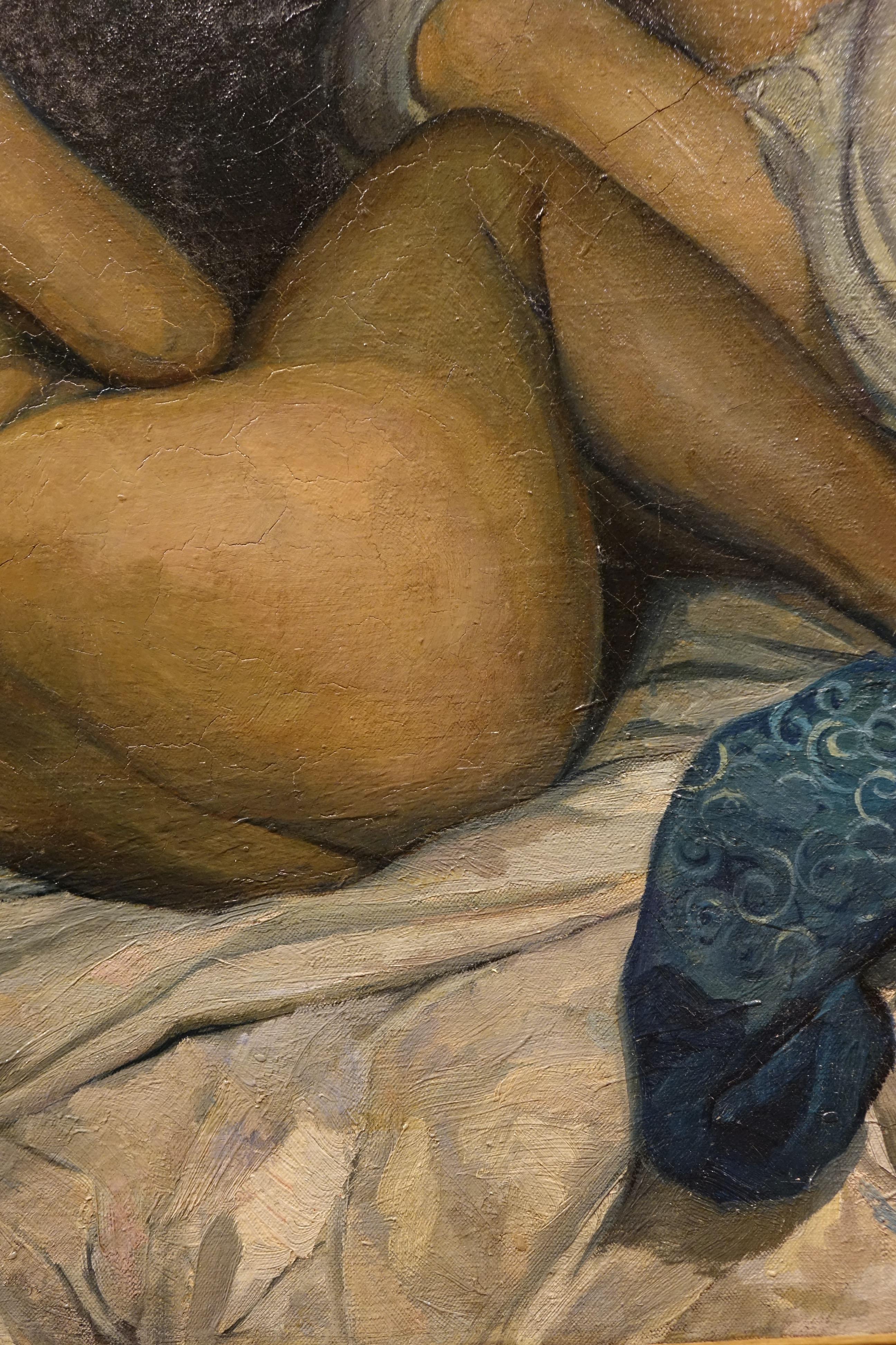 Zwei Freunde signiert F. MOLINA, 1925 im Angebot 1