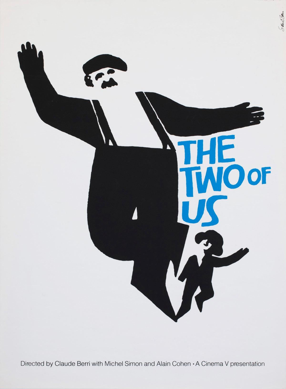 The Two of Us c1967 Limited Edition US Silkscreen Film Poster, Saul Bass For Sale