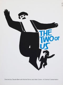 The Two of Us c1967 Limited Edition US Silkscreen Film Poster, Saul Bass