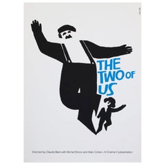 The Two of Us c1967 Edición limitada en EE.UU. Cartel de cine serigrafiado, Saul Bass