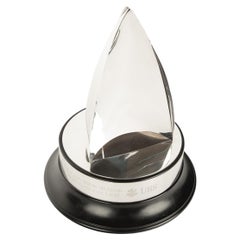 The UBS America’s Cup Jubilee Race solid silver trophy by Theo Fennell, 2001