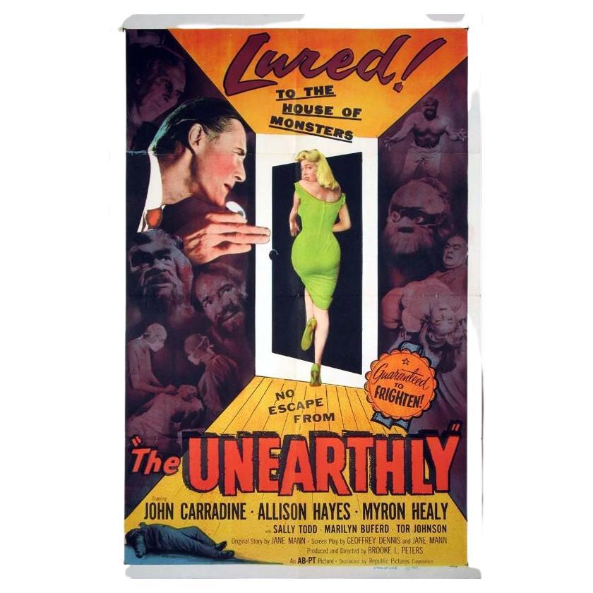 The Unearthly, Unframed Poster, 1957 For Sale