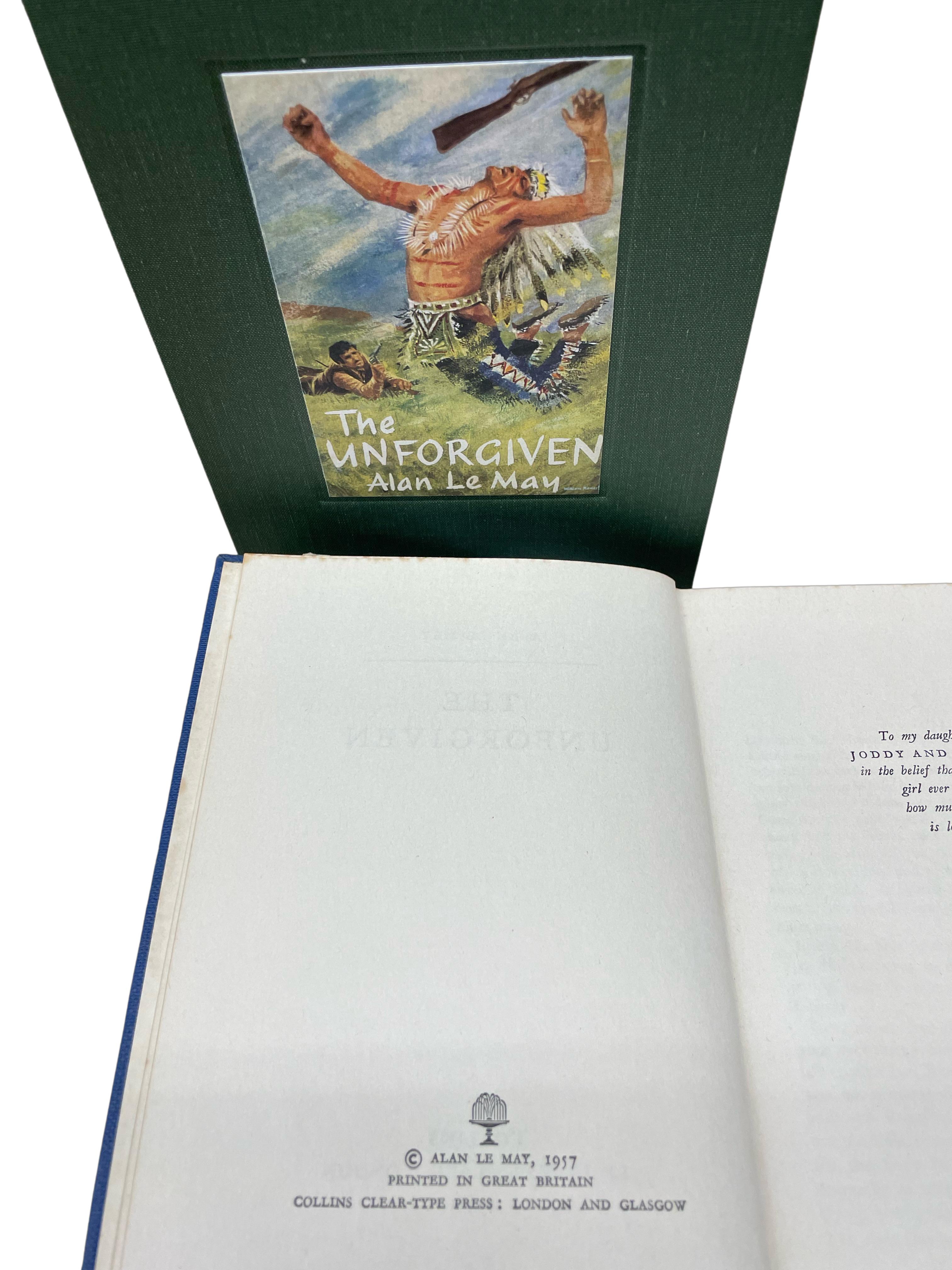 Unforgiven by Alan Le May, First British Edition, 1957 In Good Condition For Sale In Colorado Springs, CO