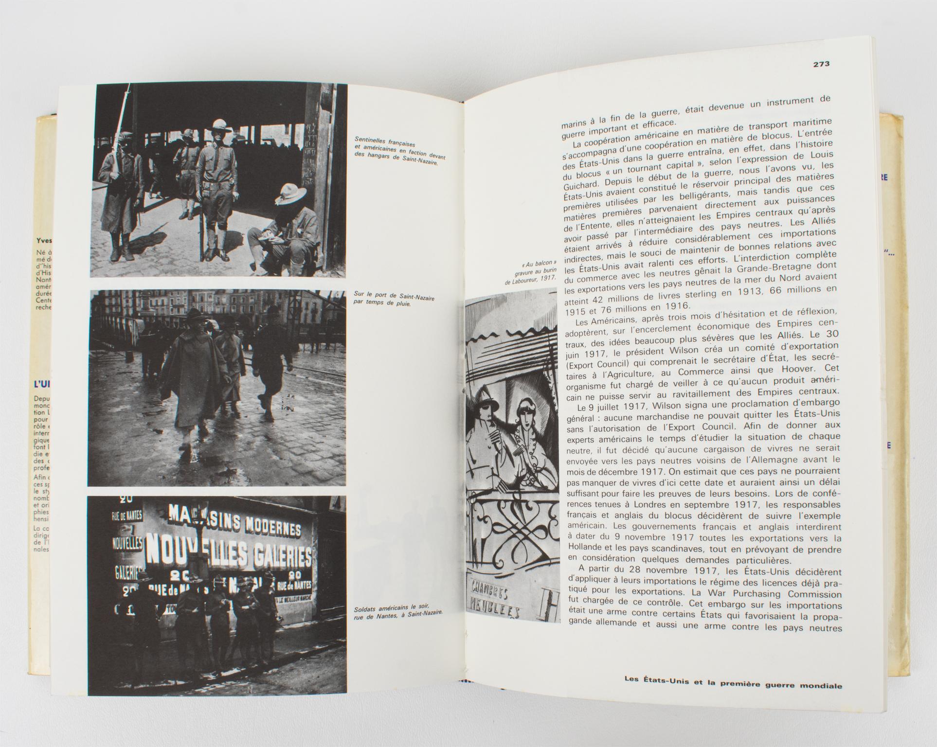 Papier Les États-Unis 1898 à 1933, livre français de Y.H. Nouailhat, 1973 en vente