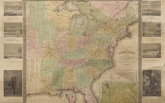 "The United States from the Latest Authorities" Antique Wall Map, 1835