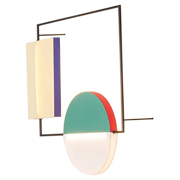 The Vaalbeek Project, Sconce, Double Paper Shade For Sale