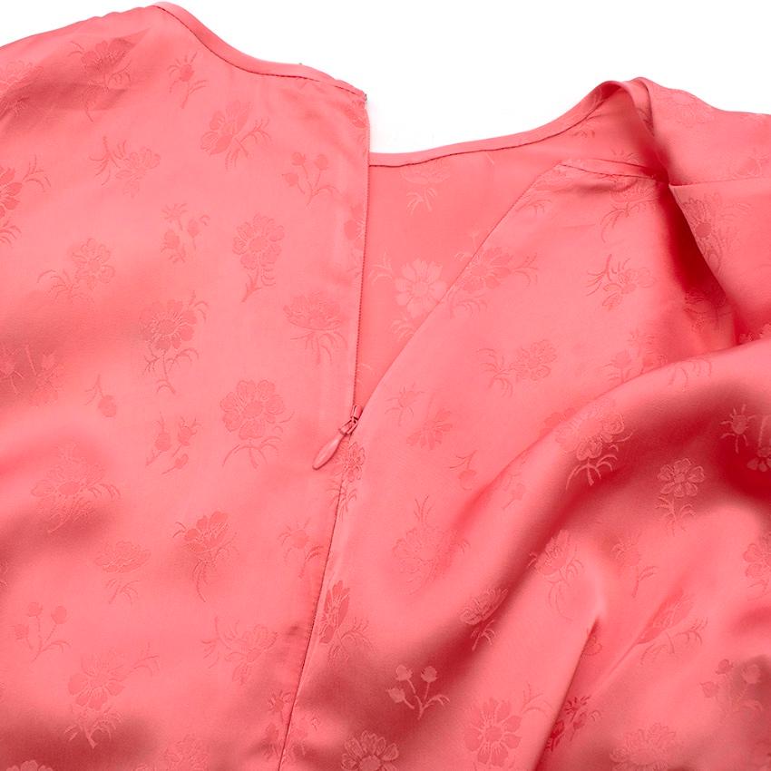 The Vampires Wife Blossom Dress Dress in Cosmo Damask Blush Pink - Size US 8 4