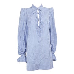 The Vampire's Wife Blaues Hemdkleid aus Gingham Größe XL