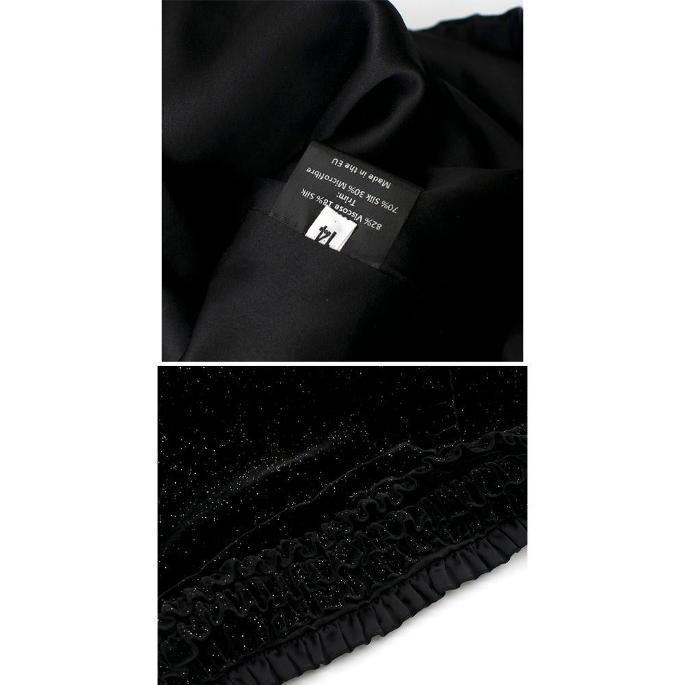 The Vampire's Wife Street Sweeper Sparkle Velvet Cate Dress SIZE 14 2