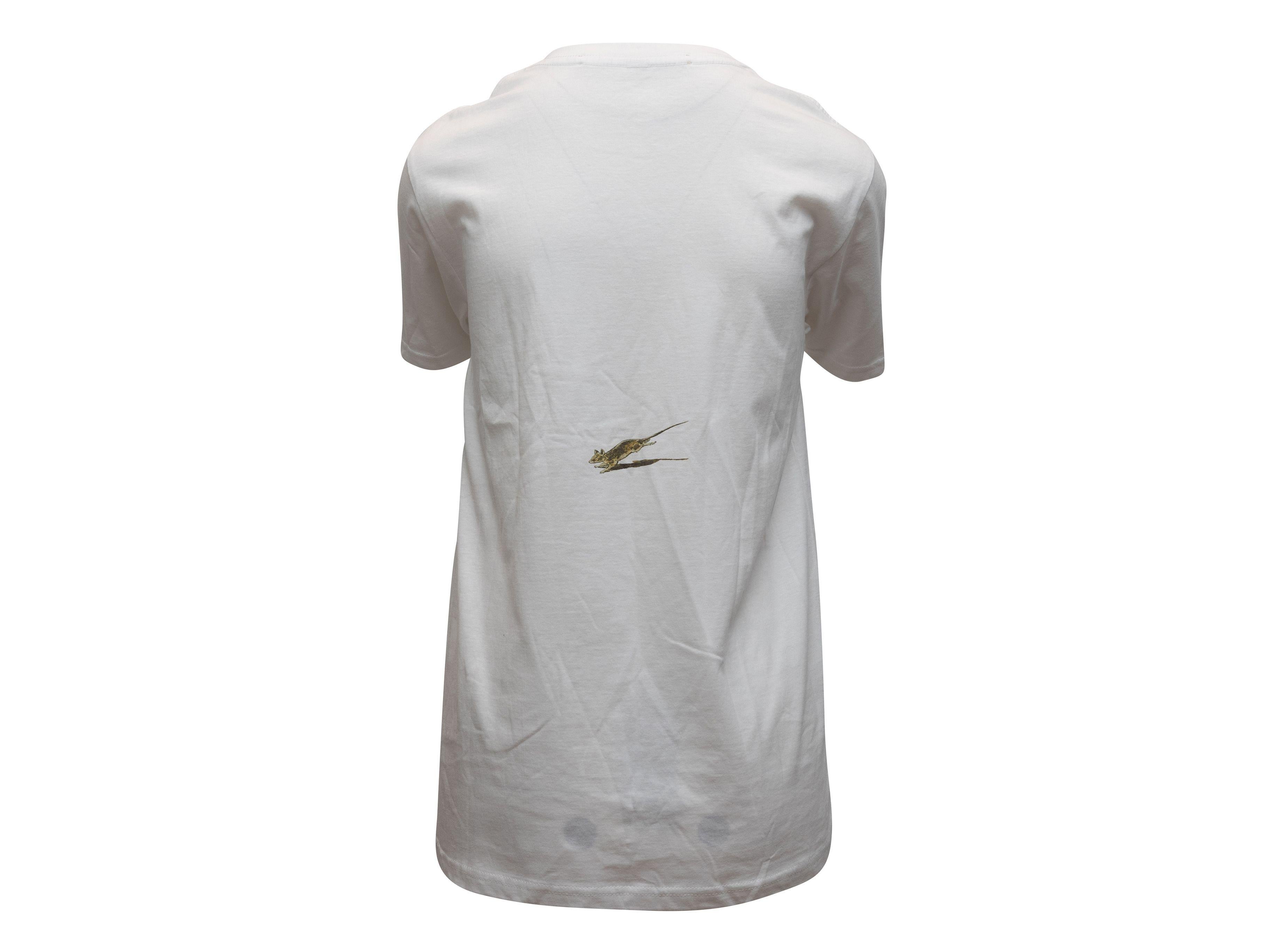 Women's or Men's The Vampire's Wife White & Multicolor Kitten Print T-Shirt