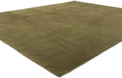 The Verdant Monolith: A Modern Olive Green Masterpiece of Biophilic Elegance