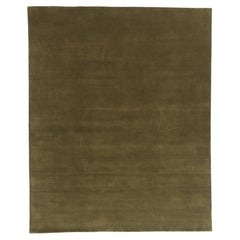 The Verdant Monolith: A Modern Olive Green Masterpiece of Biophilic Elegance