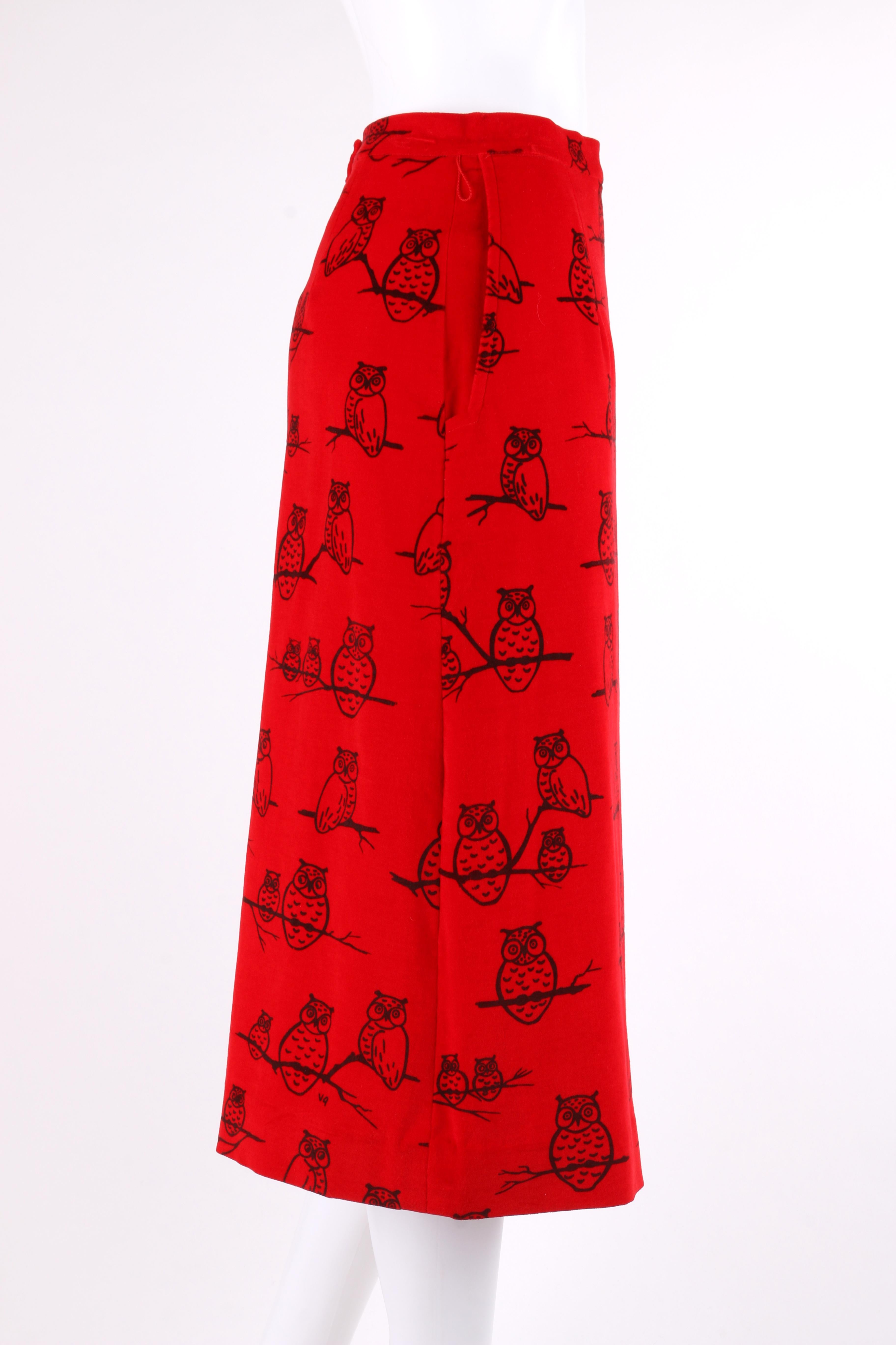 red a line skirt
