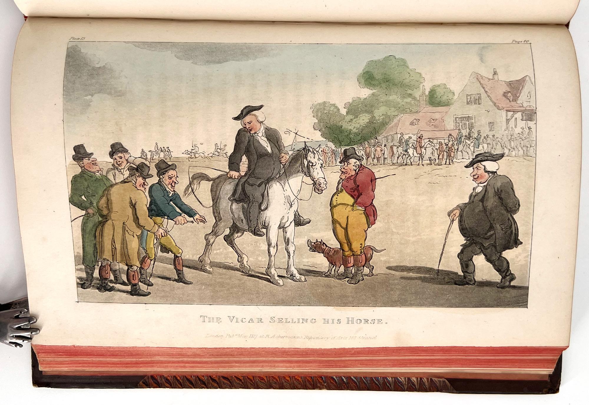 Gilt The Vicar of Wakefield: A Tale, by Doctor Goldsmith – Th. Rowlandson illustrator For Sale