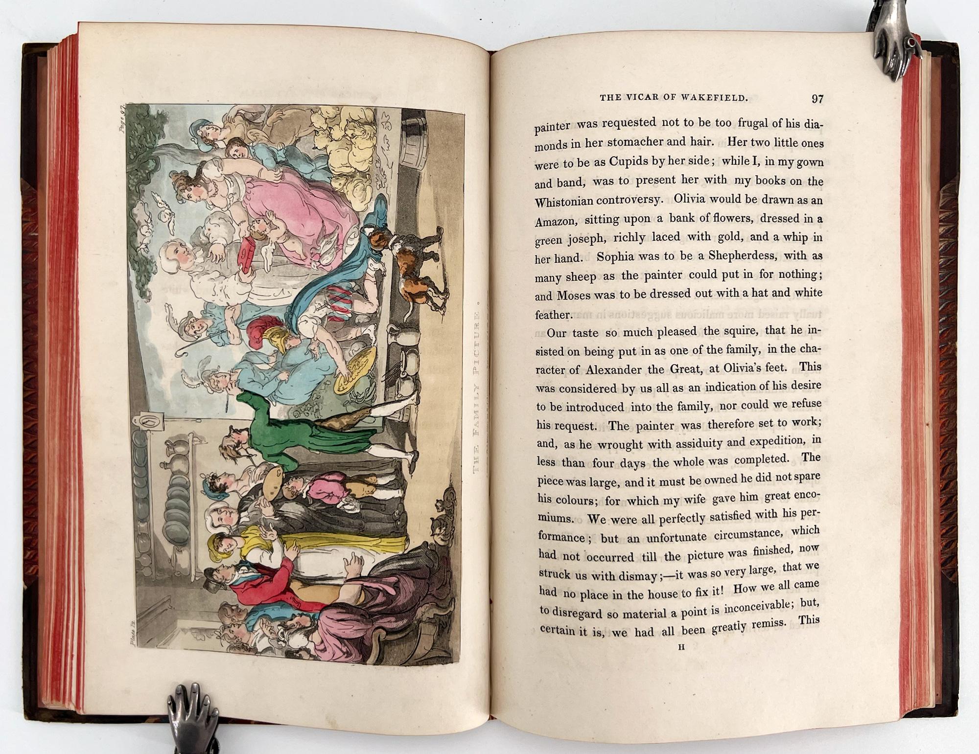 19th Century The Vicar of Wakefield: A Tale, by Doctor Goldsmith – Th. Rowlandson illustrator For Sale