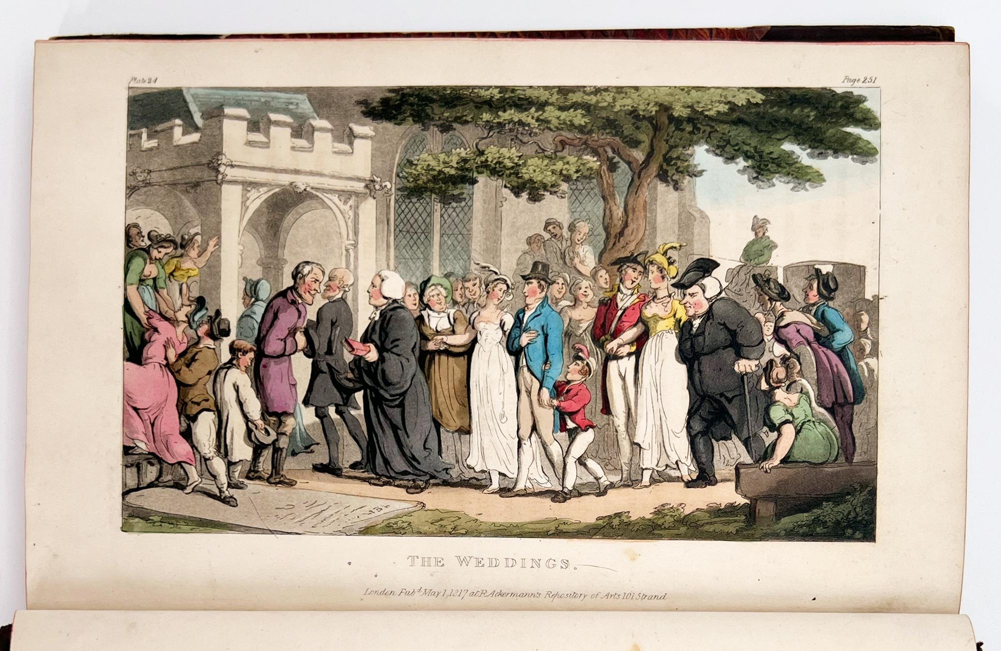 Leather The Vicar of Wakefield: A Tale, by Doctor Goldsmith – Th. Rowlandson illustrator For Sale