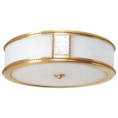 Victoire Flush Mount in Brass by David Duncan