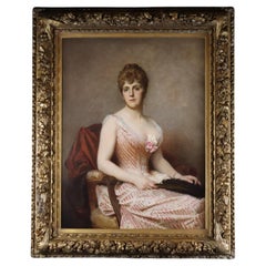 Die viktorianische Dame von LEON JEAN BASILE PERRAULT (1832 - 1908)