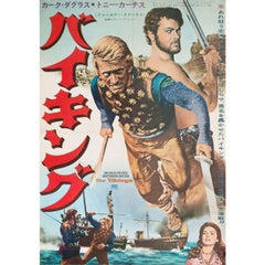 The Vikings R1966 Japanese B2 Film Poster