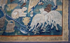 La festa del villaggio, arazzo fiammingo del XVII secolo - Dimensioni 338x275 - N 1048