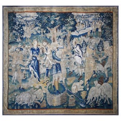 The Village Festival, 17th-century Flemish Tapestry - Dimension 338x275 - N 1048
