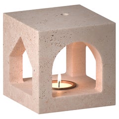 The Village - MA House Travertine Candleholder by Kengo Kuma