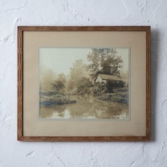 "The Village Mill" Silver Gelatin Print by Charles Henry Miller, 1889