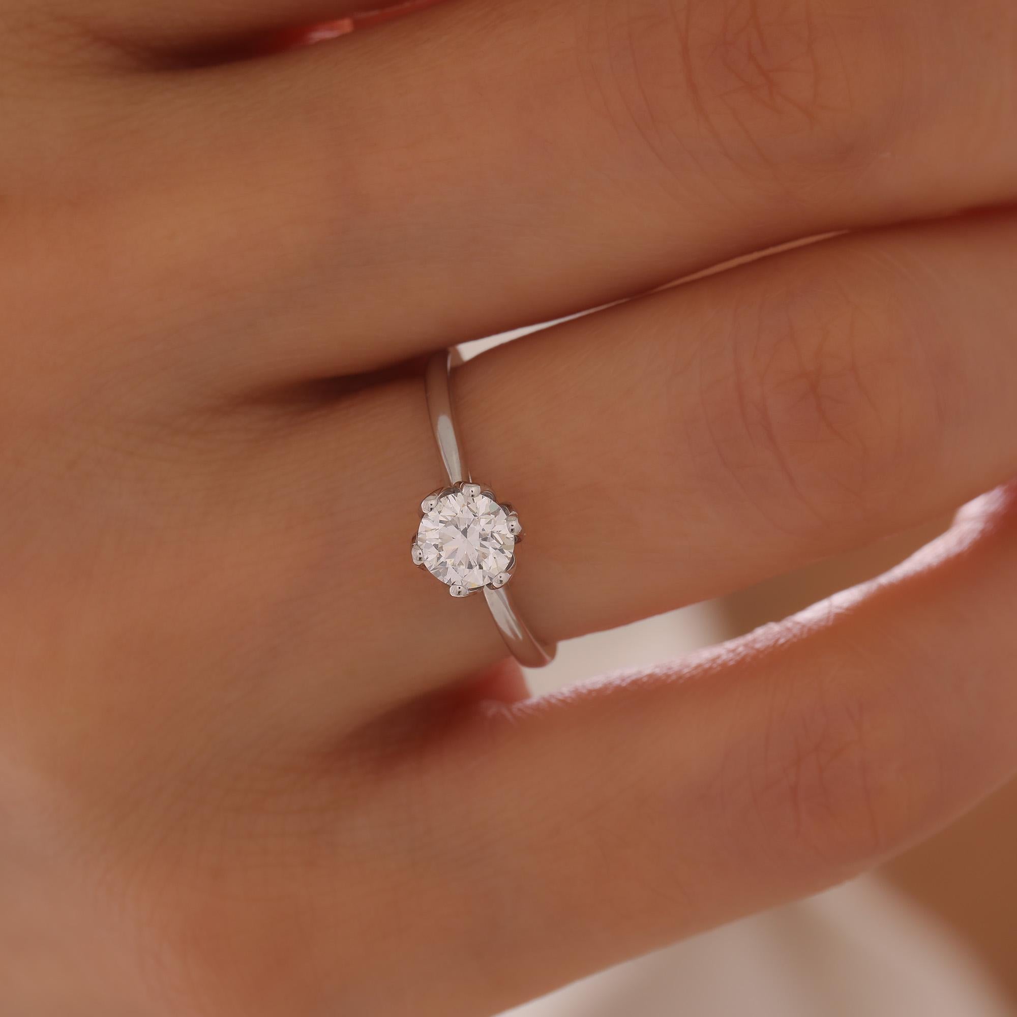 in vendita:  L'anello di fidanzamento Violette con diamante da 0.70 carati 4