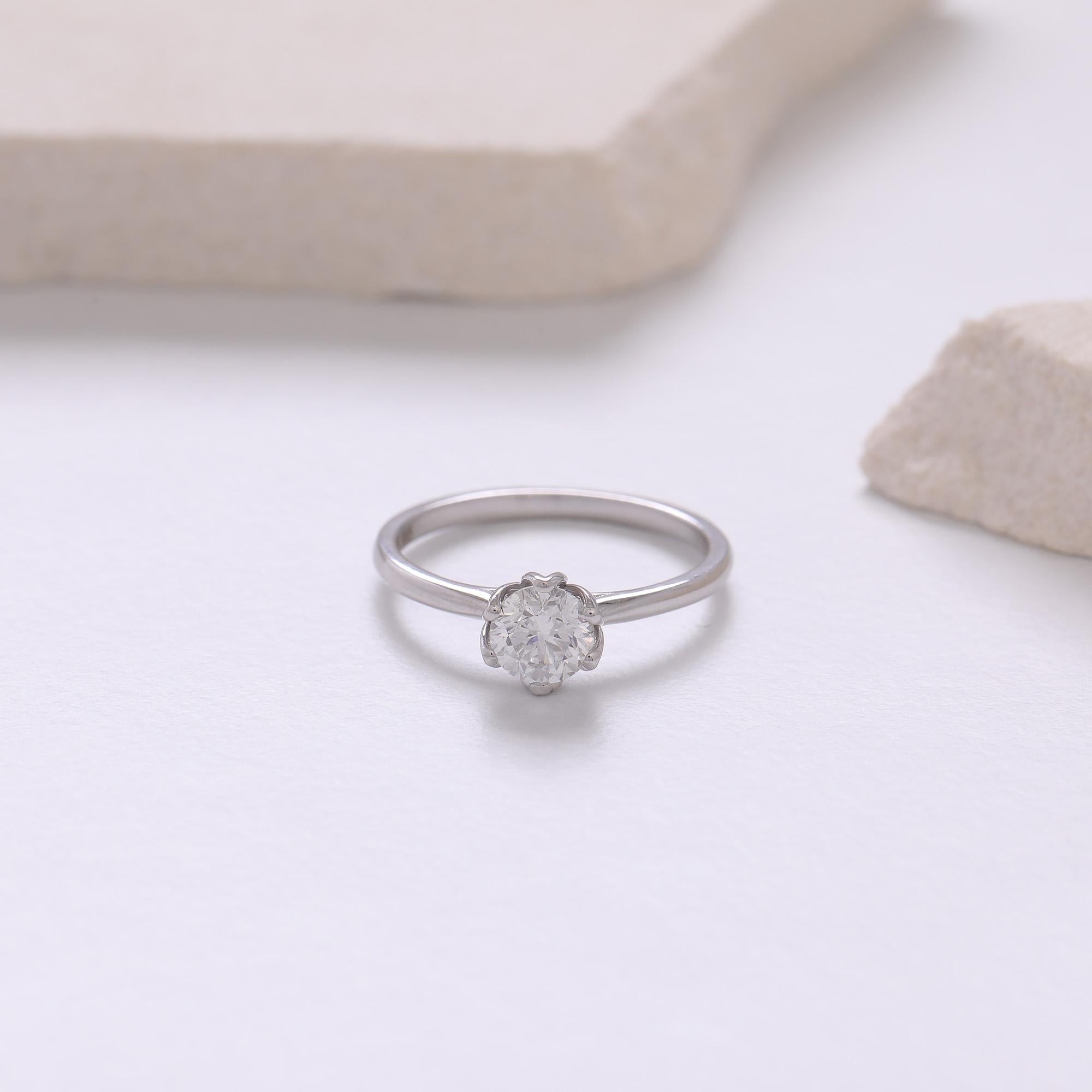 in vendita:  L'anello di fidanzamento Violette con diamante da 0.70 carati 6