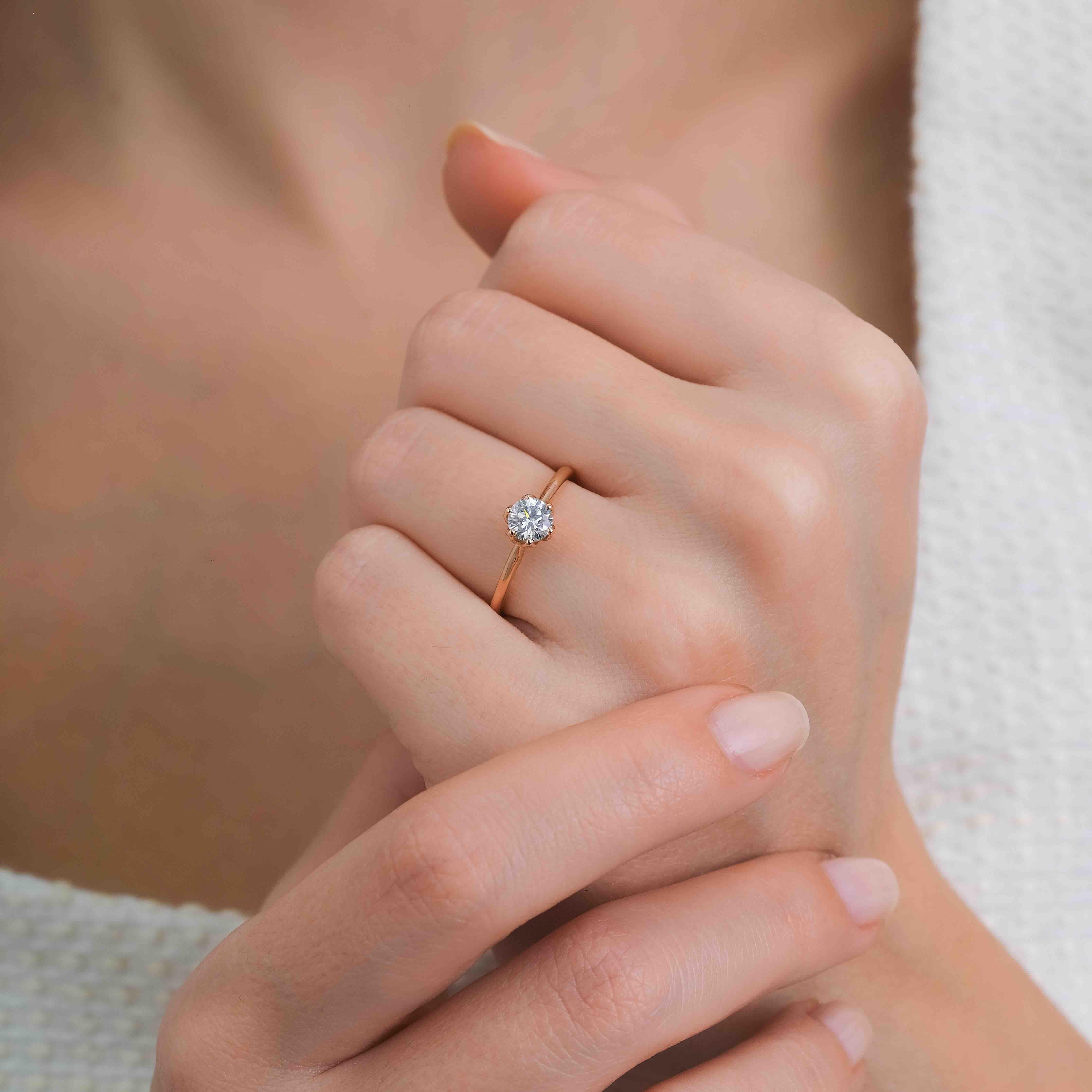 For Sale:  The Violette Diamond Engagement Ring 2