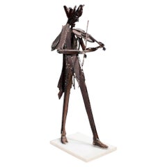 Escultura "El violinista" de Antoine Berbery
