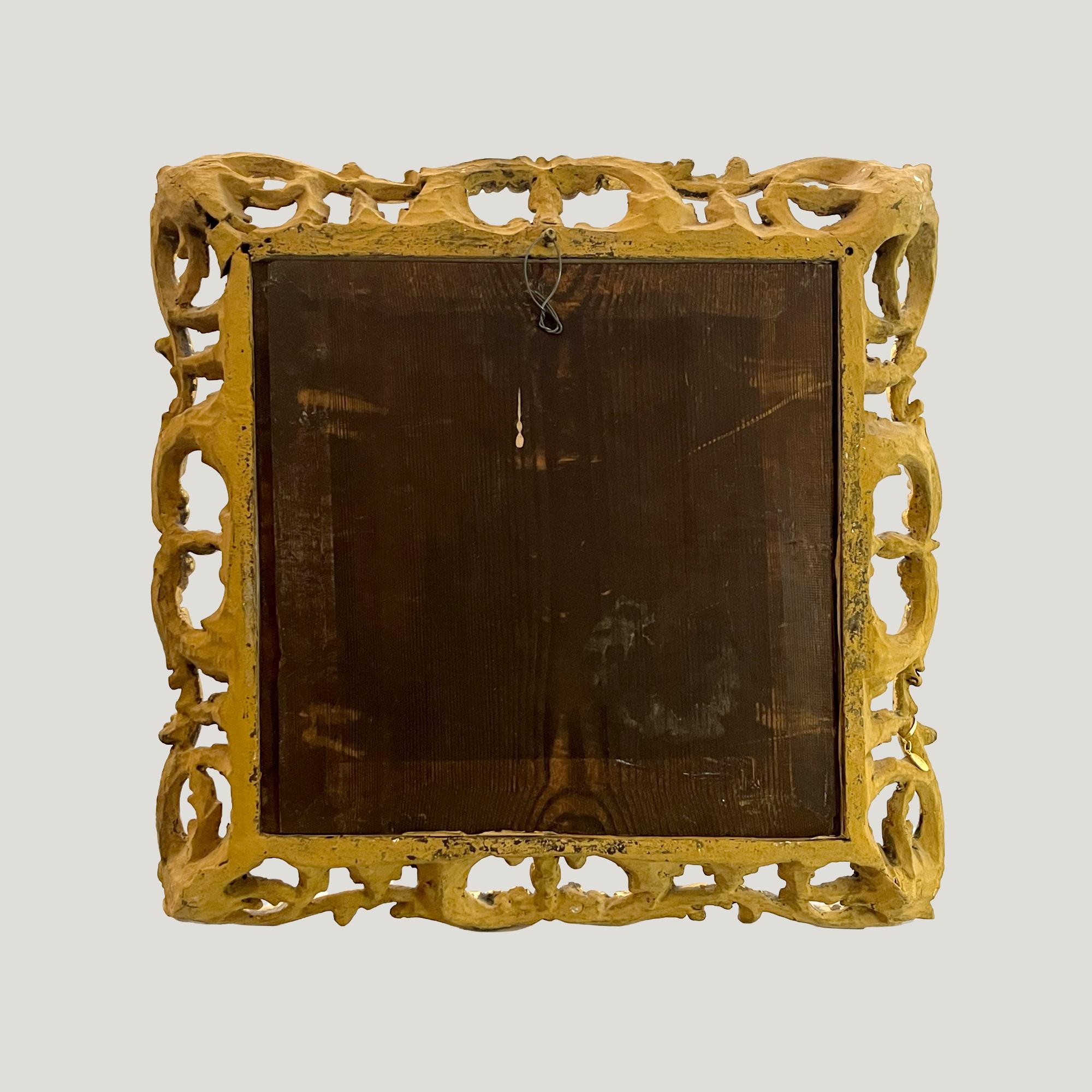 The Virgin in the Chair (19th Century, after Raphael) In Good Condition For Sale In Paris, FR