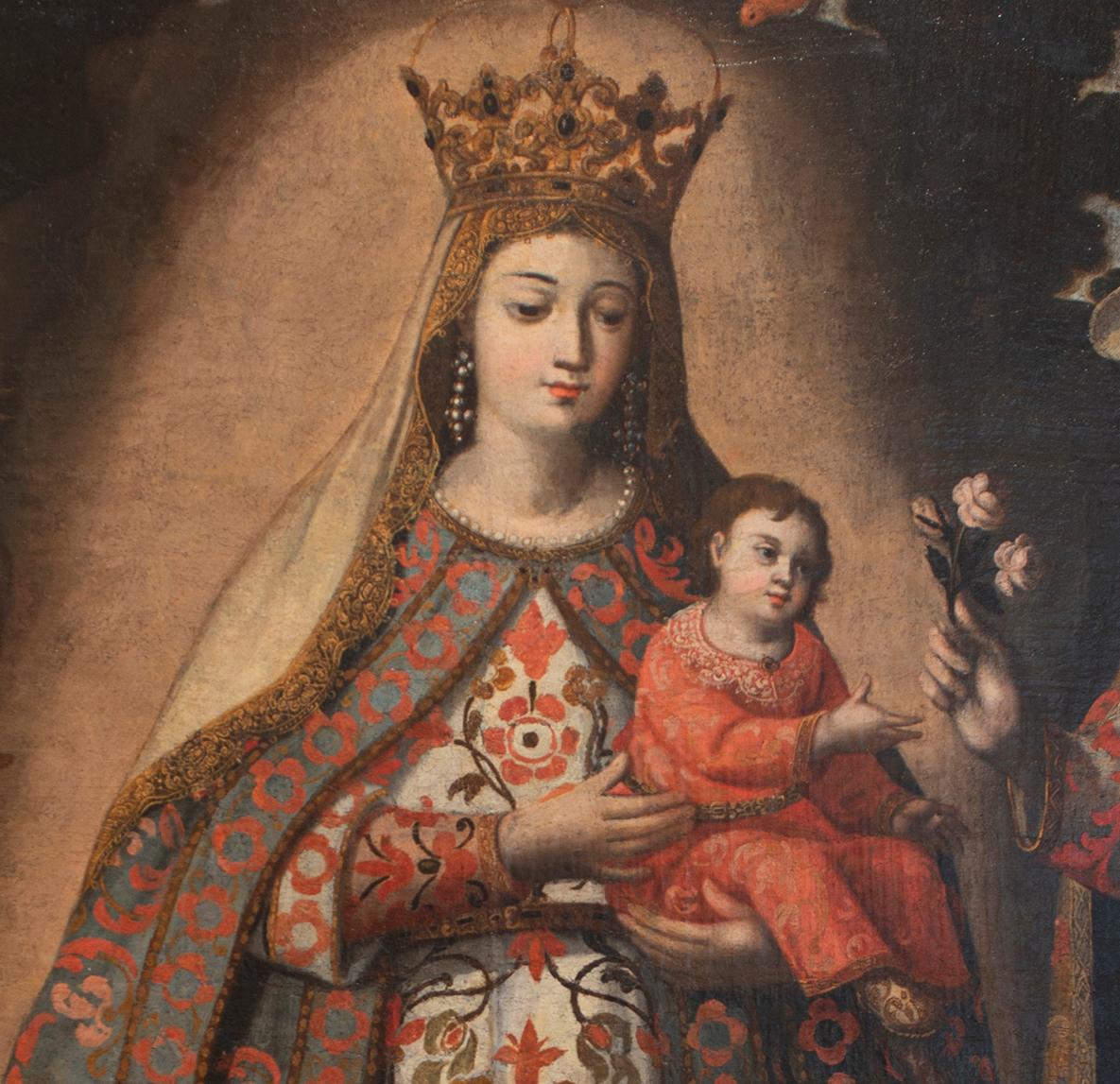 Nuestra Señora de Valvanera, the patroness of the Rioja region of Spain, has been the object of a cult following and pilgrimages since at least the 15th century. The polychromed wood sculpture of her dating from the Romanesque period is enshrined in