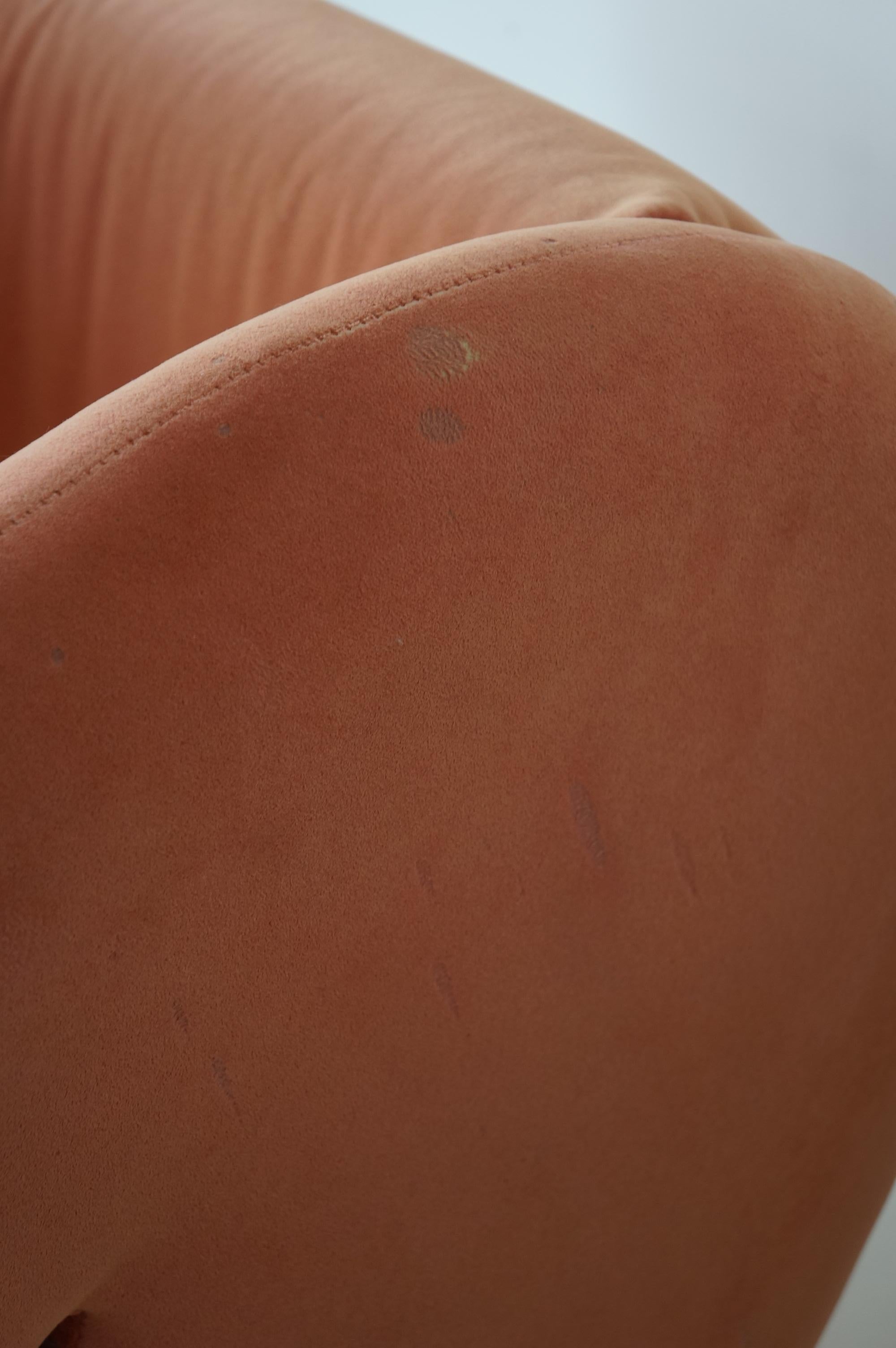 Fabric The virgola chair by Yaacov Kaufman for Arflex