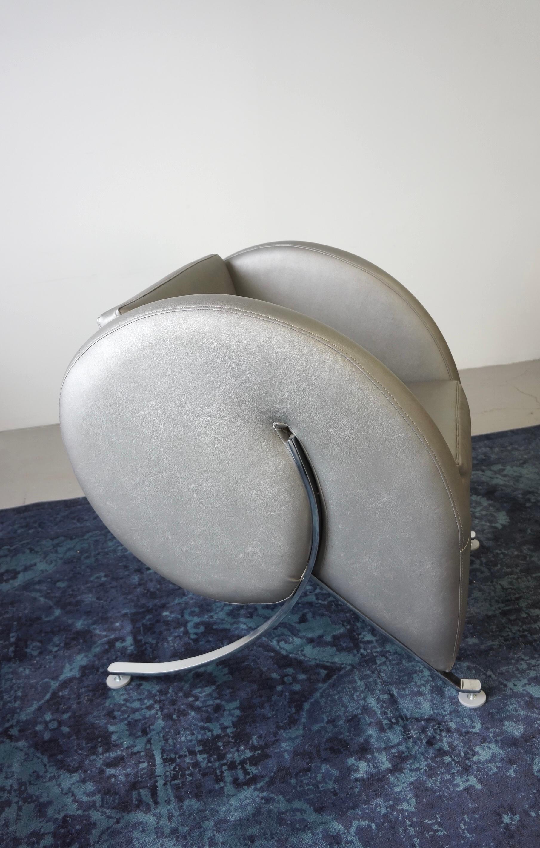 Postmoderne La chaise virgola de Yaacov Kaufman pour Arflex en vente