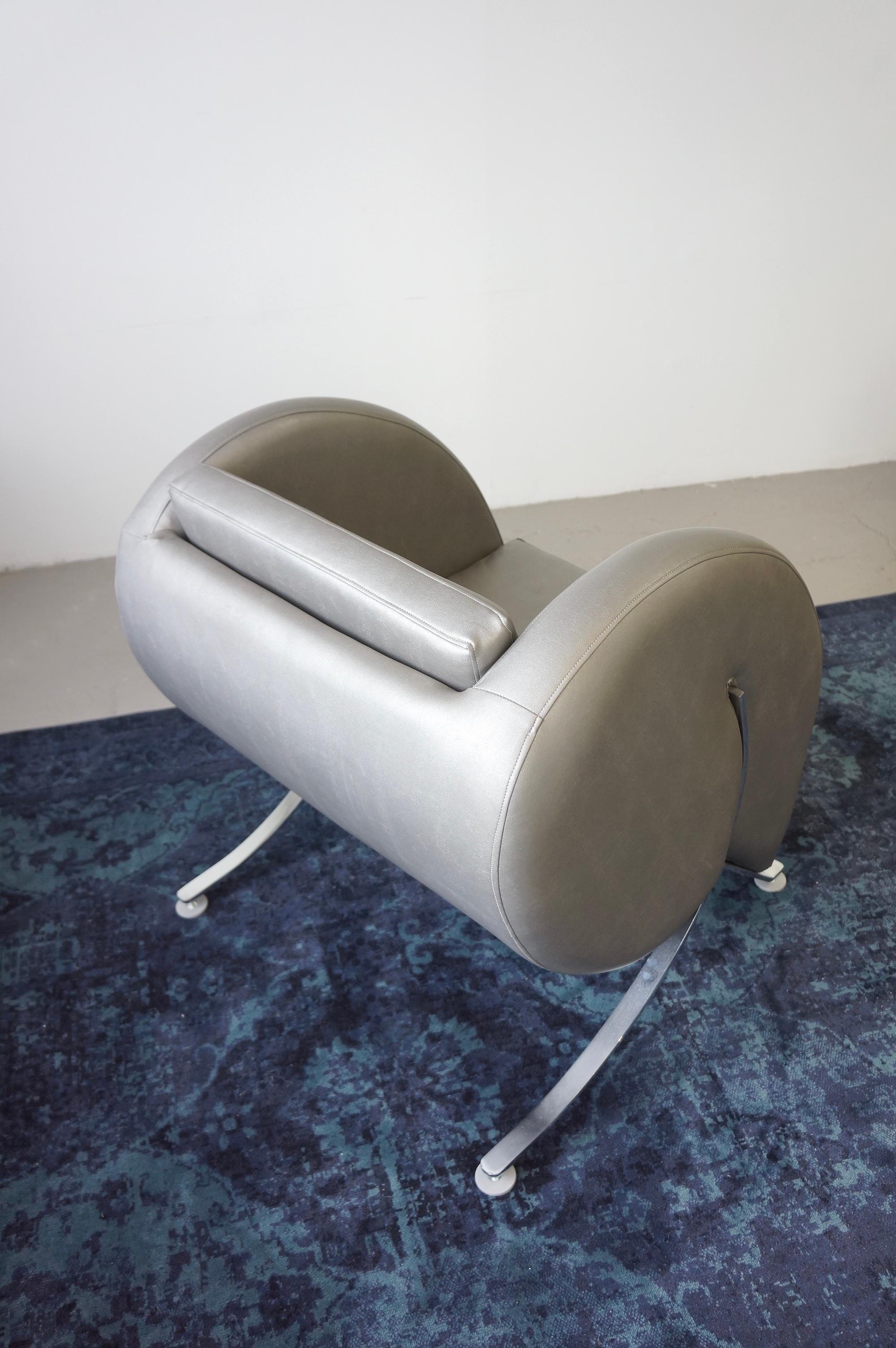 italien La chaise virgola de Yaacov Kaufman pour Arflex en vente