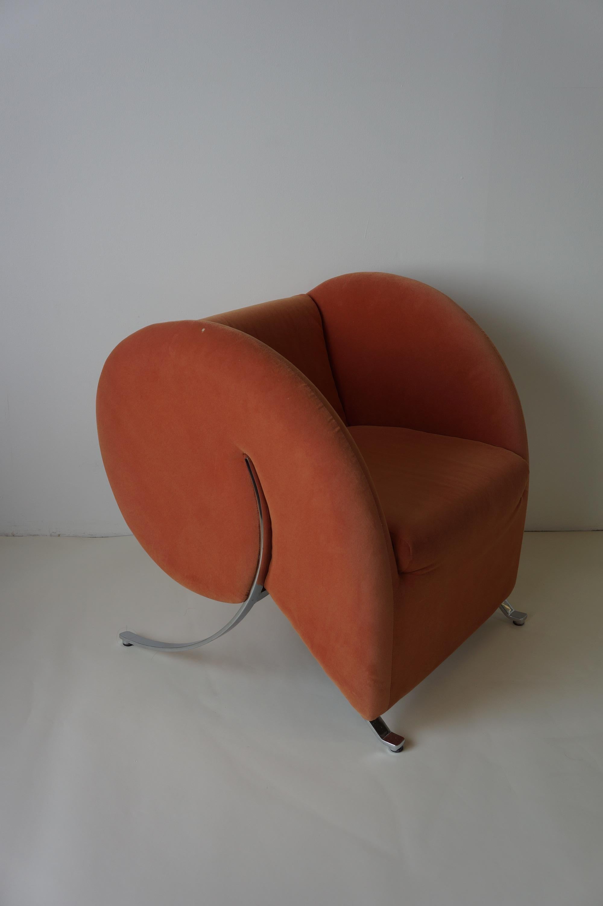 Modern The virgola chair by Yaacov Kaufman for Arflex