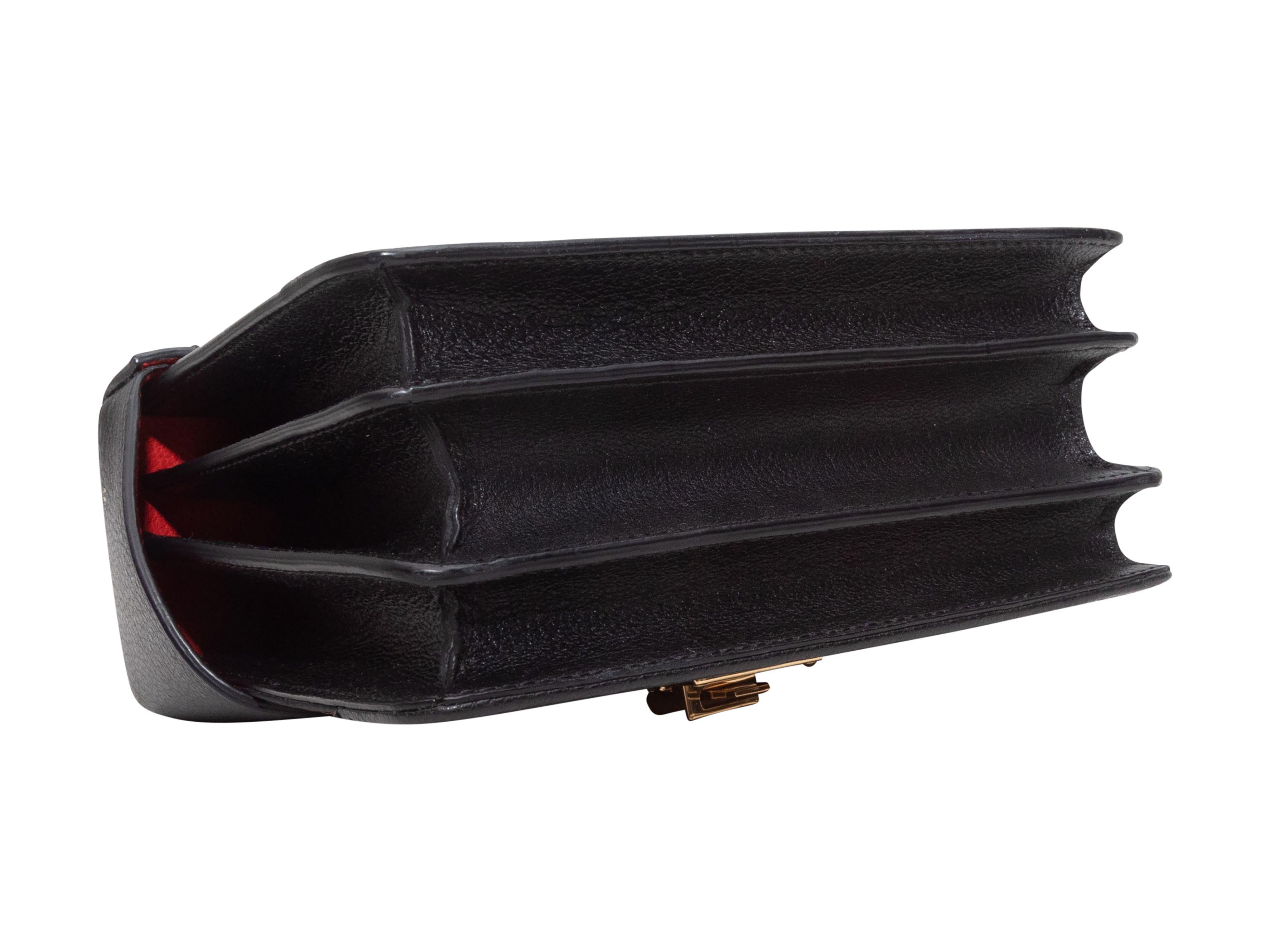 Schwarze & mehrfarbige Handtasche aus Pailletten und Leder von Volan 3