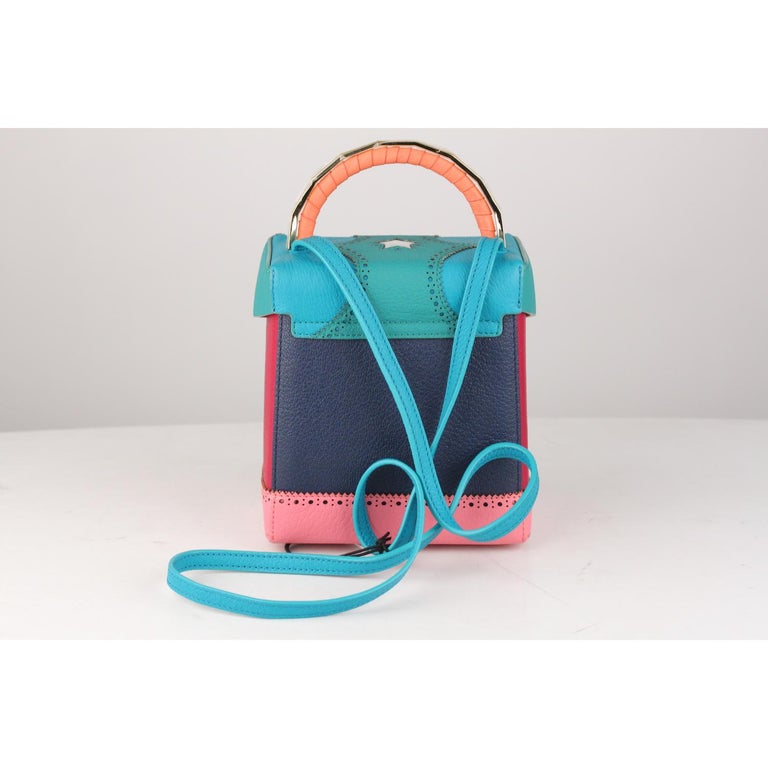 The Volon Multicolor Leather Great Lunchbox Alice Crossbody Bag For ...