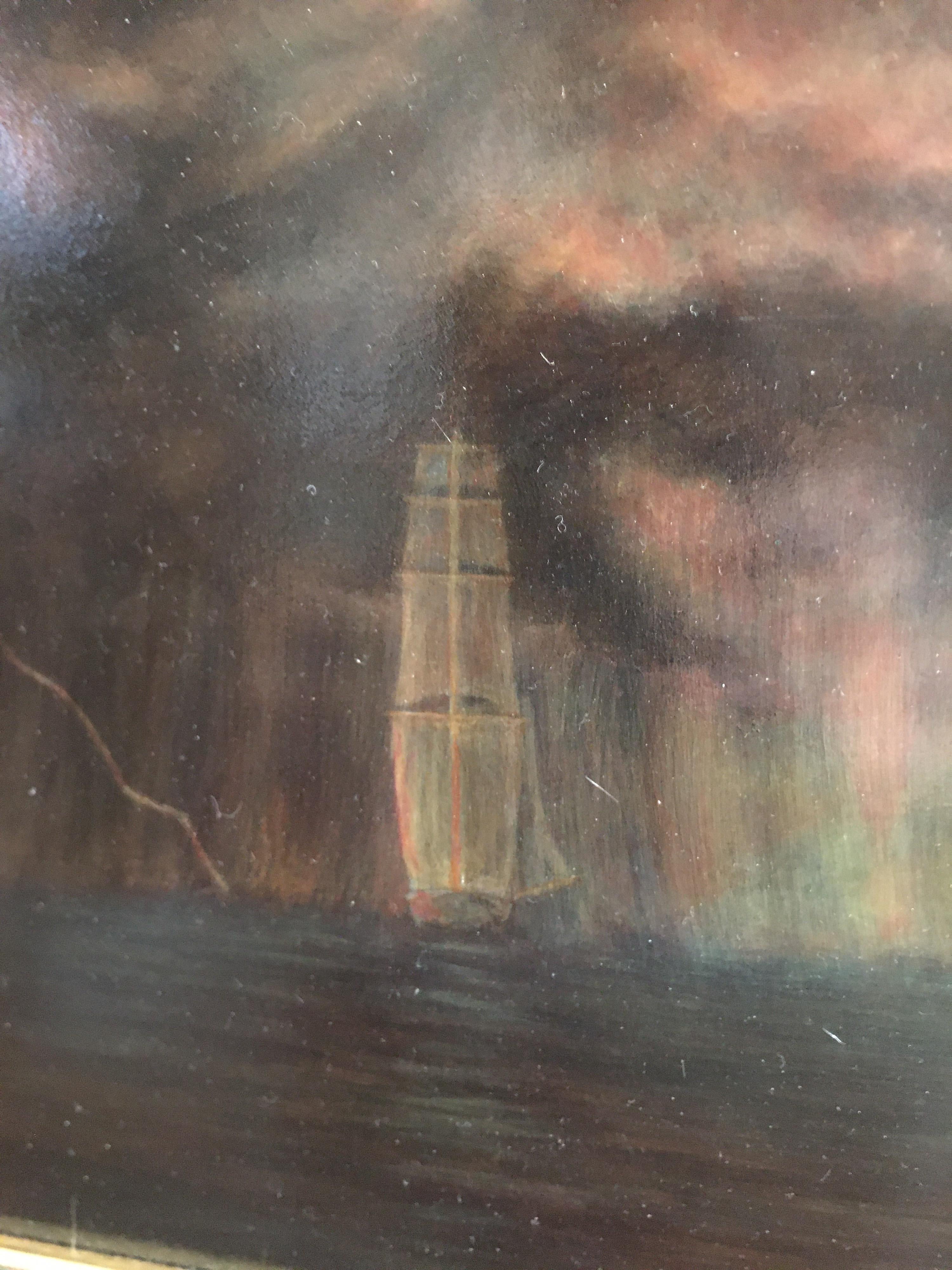 “The Voyage” Acrylic Painting by David Jay Spyker In Good Condition In Chicago, IL